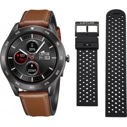 LOTUS SMARTWATCH ZWART STAAL + EXTRA BAND