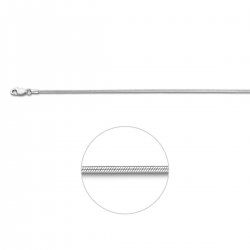 HUISCOLLECTIE 1002354 ZILVEREN SLANGCOLLIER 45 CM.