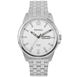 PRISMA P.1663 HERENHORLOGE STAAL 100M SAFFIER