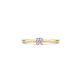 BLUSH 1187BZI GOUDEN RING BICOLOR MET ZIRKONIA BLUSH 1187BZI GOUDEN RING BICOLOR MET ZIRKONIA