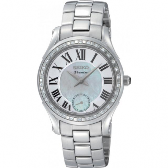 SEIKO SRKZ93P1 DAMESHORLOGE STAAL MET DIAMANT PREMIER SEIKO SRKZ93P1 DAMESHORLOGE STAAL MET DIAMANT PREMIER