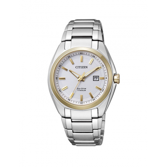 CITIZEN EW2214-52A DAMESHORLOGE SUPERTITANIUM BICOLOR