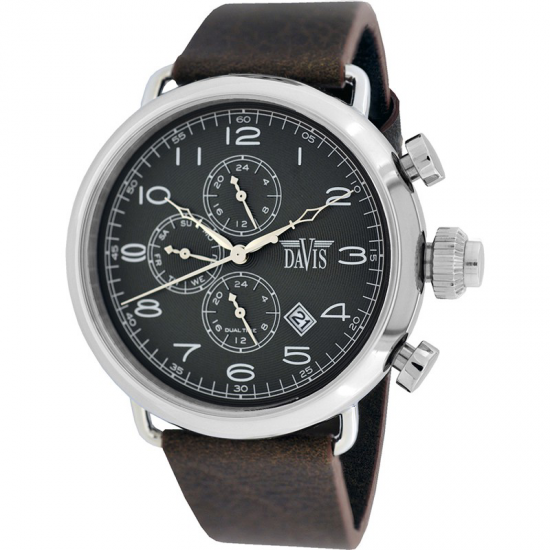 DAVIS 1930 HERENHORLOGE STAAL FRANKLIN