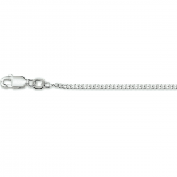 HUISCOLLECTIE 1002004 ZILVEREN COLLIER GOURMET 42 CM.