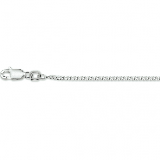 HUISCOLLECTIE 1002004 ZILVEREN COLLIER GOURMET 42 CM.