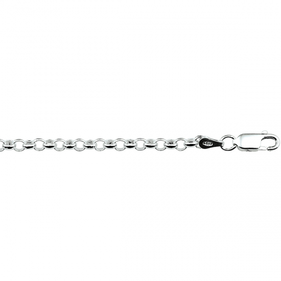 HUISCOLLECTIE 1004702 ZILVEREN ARMBAND JASSERON 15 CM. HUISCOLLECTIE 1004702 ZILVEREN ARMBAND JASSERON 15 CM.