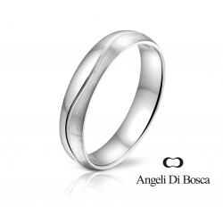 ANGELI DI BOSCA 358-4.5MM WITGOUDEN TROUWRING FINESSE COLLECTIE