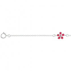 HUISCOLLECTIE 1020312 ZILVEREN ARMBANDJE EMAILLE EN ZIRKONIA