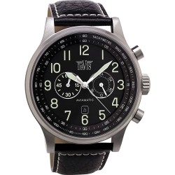 DAVIS HERENHORLOGE 0450 STAAL CHRONO AVIAMATIC