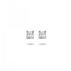 HUISCOLLECTIE 1011851 ZILVEREN OORKNOPPEN ZIRKONIA