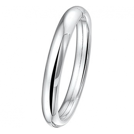 HUISCOLLECTIE 1001348 ZILVEREN BANGLE DOPSLUITING 10 MM.