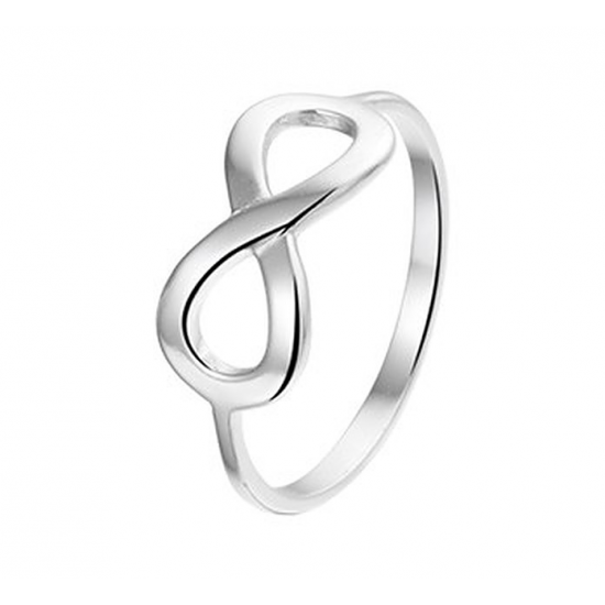 ZILVEREN RING INFINITY TIENERMAAT