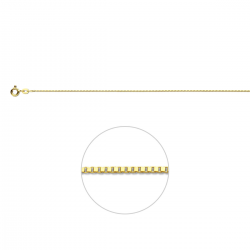 HUISCOLLECTIE 4003886 14 KARAAT GOUDEN VENETIAANS COLLIER 42 CM