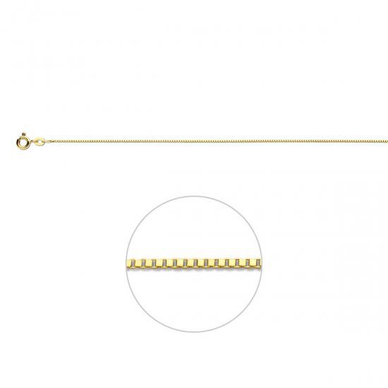 HUISCOLLECTIE 4003886 14 KARAAT GOUDEN VENETIAANS COLLIER 42 CM