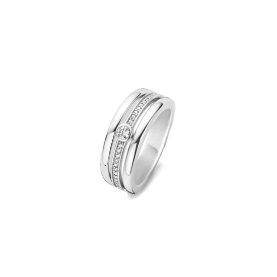 TI SENTO 12094ZI ZILVEREN RING ZIRKONIA
