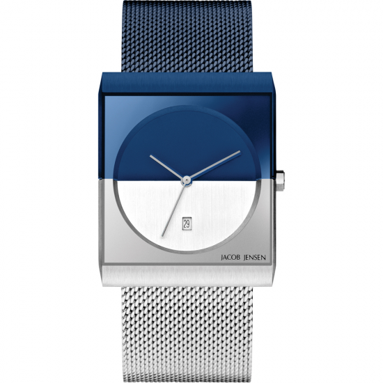 JACOB JENSEN JJ 517 HERENHORLOGE SAPPHIRE CLASSIC