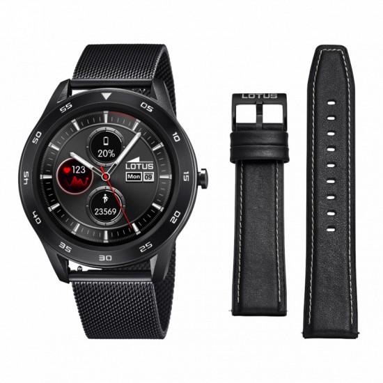 LOTUS SMARTWATCH STAAL + EXTRA BAND