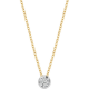 BLUSH 3601BDI GEELGOUDEN COLLIER MET HANGER DIAMANT