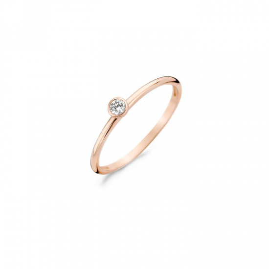 BLUSH 1198RZI ROODGOUDEN RING ZIRKONIA