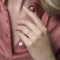 BLUSH 1200WZI WITGOUDEN RING ZIRKONIA