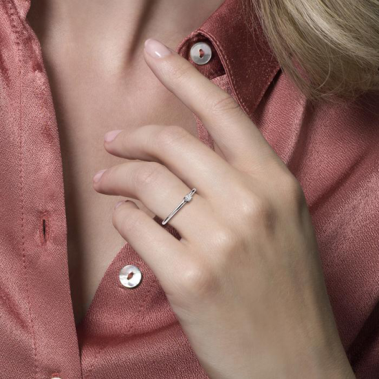 BLUSH 1200WZI WITGOUDEN RING ZIRKONIA BLUSH 1200WZI WITGOUDEN RING ZIRKONIA