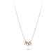 BLUSH 3055WYR WITGOUDEN COLLIER MET TRICOLOR HANGER BLUSH 3055WYR WITGOUDEN COLLIER MET TRICOLOR HANGER