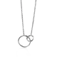 ZINZI ZIC1278G ZILVER VERGULD COLLIER RONDJES