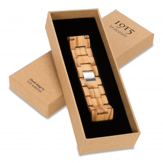 1915 BC04 ARMBAND OLIJFHOUT 1915 BC04 ARMBAND OLIJFHOUT