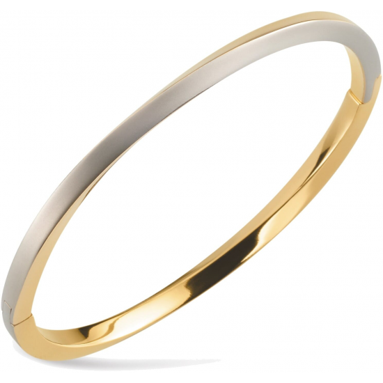 BOCCIA 03011-02 TITANIUM ARMBAND BICOLOR MET SCHARNIER