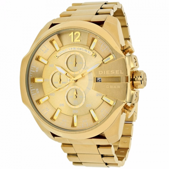DIESEL DZ4360 HERENHORLOGE VERGULD STAAL CHRONO MR. DADDY DIESEL DZ4360 HERENHORLOGE VERGULD STAAL CHRONO MR. DADDY