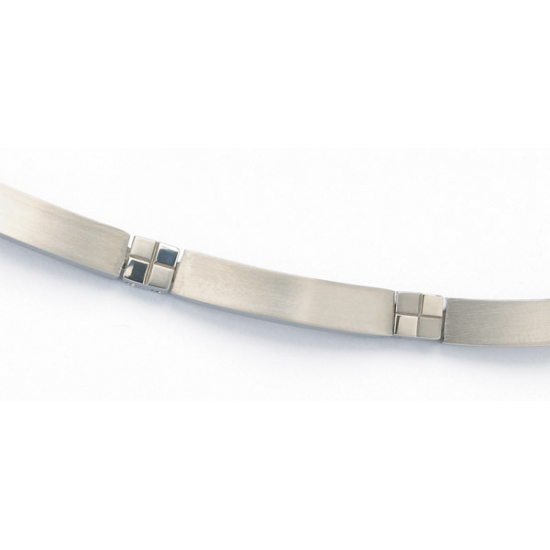 BOCCIA 0831-01 TITANIUM COLLIER MAT-POLI