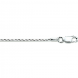 HUISCOLLECTIE 1017048 ZILVEREN SLANGCOLLIER 60 CM.