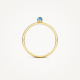 BLUSH 1204YLB GEELGOUDEN RING MET LONDON BLUE TOPAAS