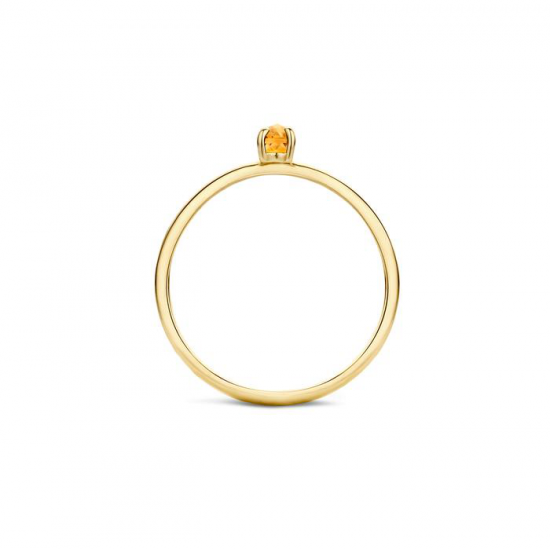 BLUSH 1204YCI GEELGOUDEN RING MET CITRIEN