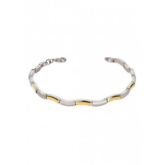 BOCCIA 0370-02 TITANIUM ARMBAND BICOLOR MAT-POLI BOCCIA 0370-02 TITANIUM ARMBAND BICOLOR MAT-POLI