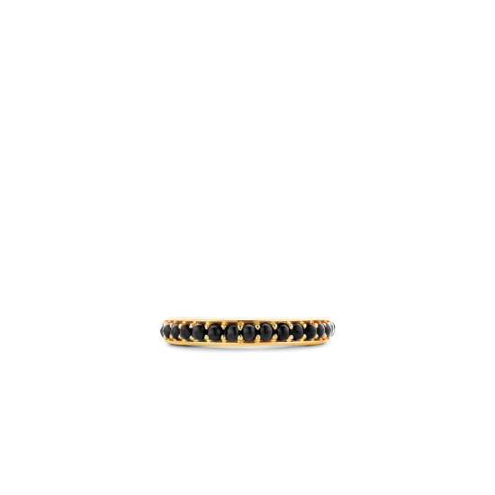 TI SENTO 12123BO ZILVER VERGULDE RING ZWARTE ZIRKONIA TI SENTO 12123BO ZILVER VERGULDE RING ZWARTE ZIRKONIA