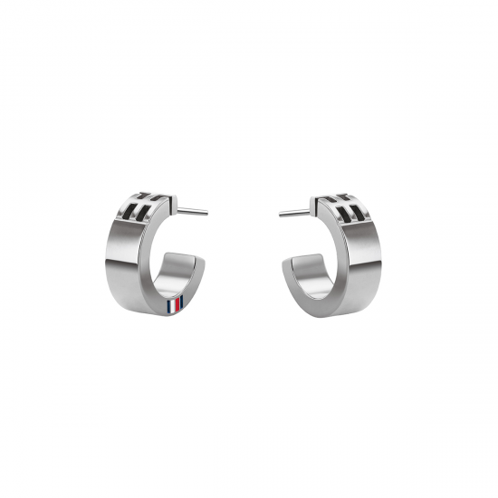 TOMMY HILFIGER JEWELS STALEN OORRINGEN HOOP TOMMY HILFIGER JEWELS STALEN OORRINGEN HOOP