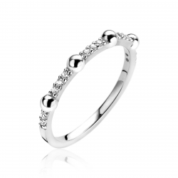 ZINZI ZILVEREN RING ZIRKONIA SIDER ZIR1596