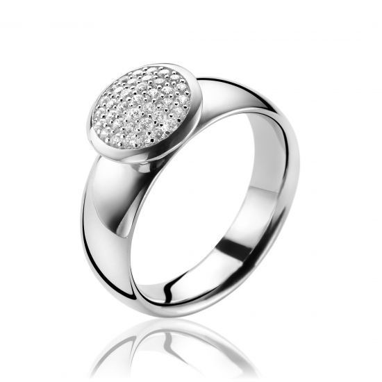 ZINZI ZIR1151 ZILVEREN RING MET ZIRKONIA