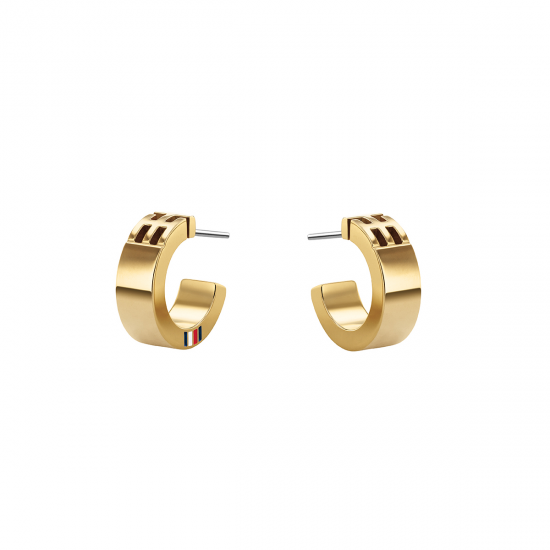 TOMMY HILFIGER JEWELS TJ2780418 STAAL VERGULD OORRINGEN HOOP TOMMY HILFIGER JEWELS TJ2780418 STAAL VERGULD OORRINGEN HOOP