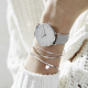 ROSEFIELD DAMESHORLOGE STAAL THE BOWERY WHITE-GREY-SILVER ROSEFIELD DAMESHORLOGE STAAL THE BOWERY WHITE-GREY-SILVER