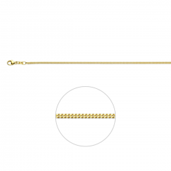 GOUDEN GOURMET COLLIER 42 CM. 1.8MM