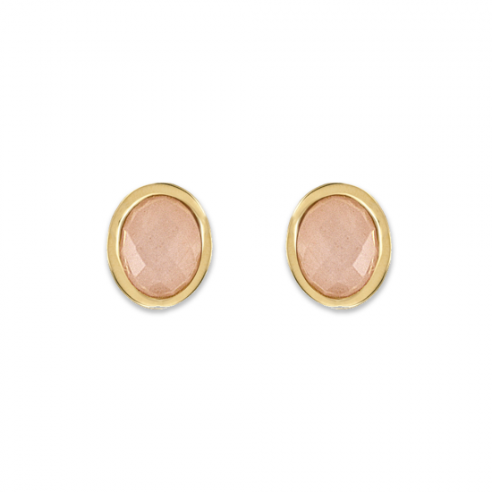 RABINOVICH 72905398 GOUD OP ZILVER OORKNOPPEN MET ROZE MAANSTEEN RAINBOW RABINOVICH 72905398 GOUD OP ZILVER OORKNOPPEN MET ROZE MAANSTEEN RAINBOW