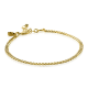 ZINZI ZIA1418G ZILVER VERGULD ARMBAND GOURMET 3MM ZINZI ZIA1418G ZILVER VERGULD ARMBAND GOURMET 3MM