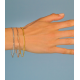 ZINZI ZIA1418G ZILVER VERGULD ARMBAND GOURMET 3MM ZINZI ZIA1418G ZILVER VERGULD ARMBAND GOURMET 3MM
