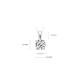 BLUSH 6053WZI WITGOUDEN HANGER ZIRKONIA BLUSH 6053WZI WITGOUDEN HANGER ZIRKONIA