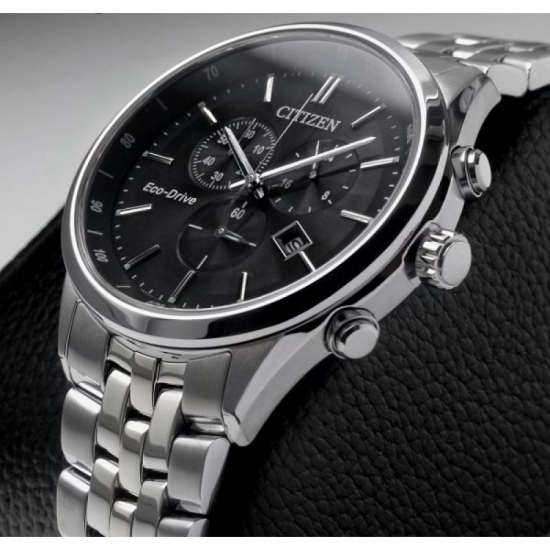 CITIZEN AT2141-87E  STALEN HERENHORLOGE ECO-DRIVE CHRONO 100M