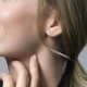 BLUSH 7258WZI WITGOUDEN OORKNOPPEN MET ZIRKONIA