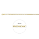 THE HOUSE OF JEWELS 4207627 BICOLOR GOUDEN COLLIER ANKER FANTASIE