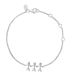 BY BIEHL 2-2003-R ZILVEREN ARMBAND TOGETHER-FAMILY (3)